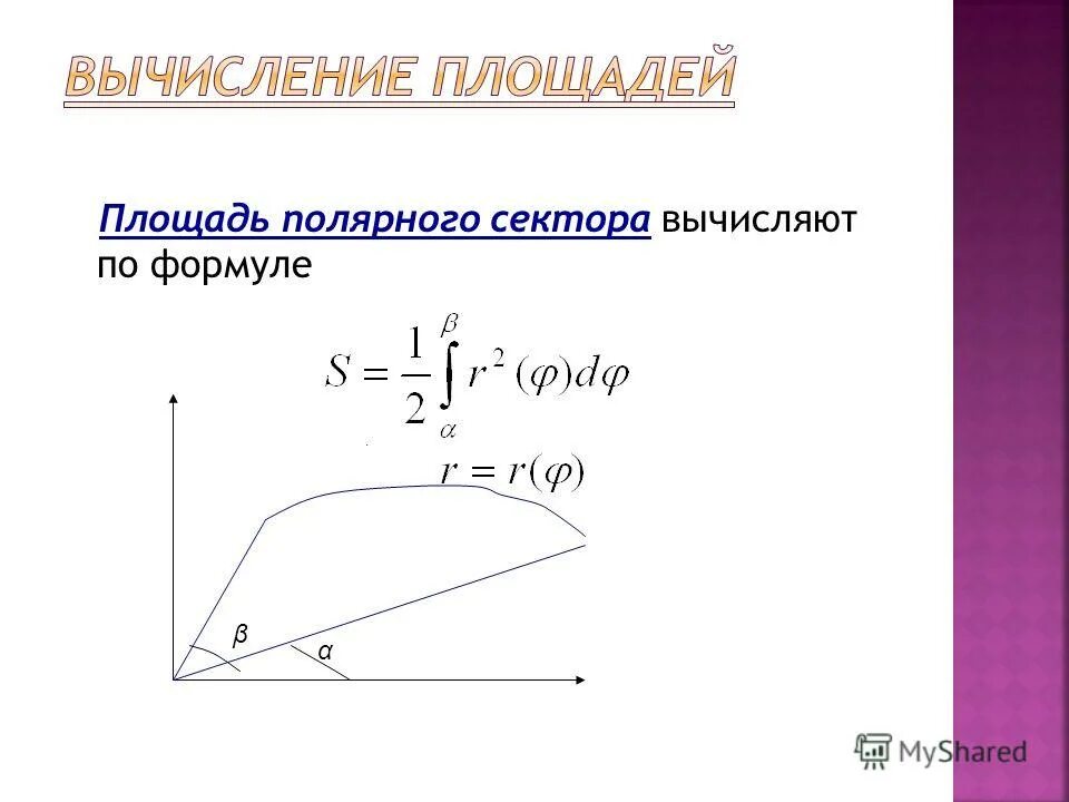 Вычислить площадь фигуры ограниченной полярными координатами. Площадь криволинейного сектора интеграл. вычисление площади плоской фигуры в полярной системе координат. площадь полярного сектора. площадь плоской фигуры в полярной системе координат.