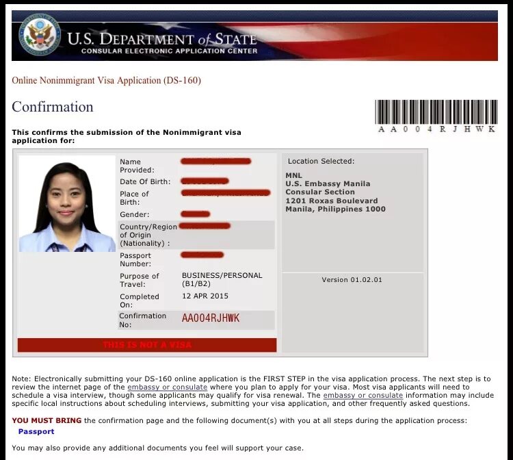 Nonimmigrant visa application (DS-160) печать. Application for visa USA. Apply for a nonimmigrant visa USA.