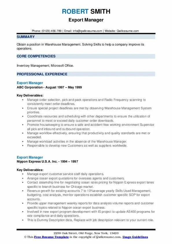 Cvs import. Import export manager resume&#039;. резюме импорт менеджера. toyota letter for export sample.