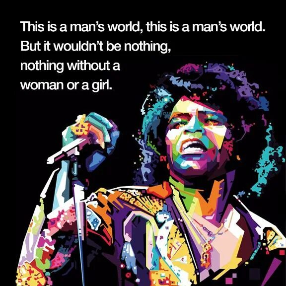 This means nothing. This is the mens world. mans world. its a man world.