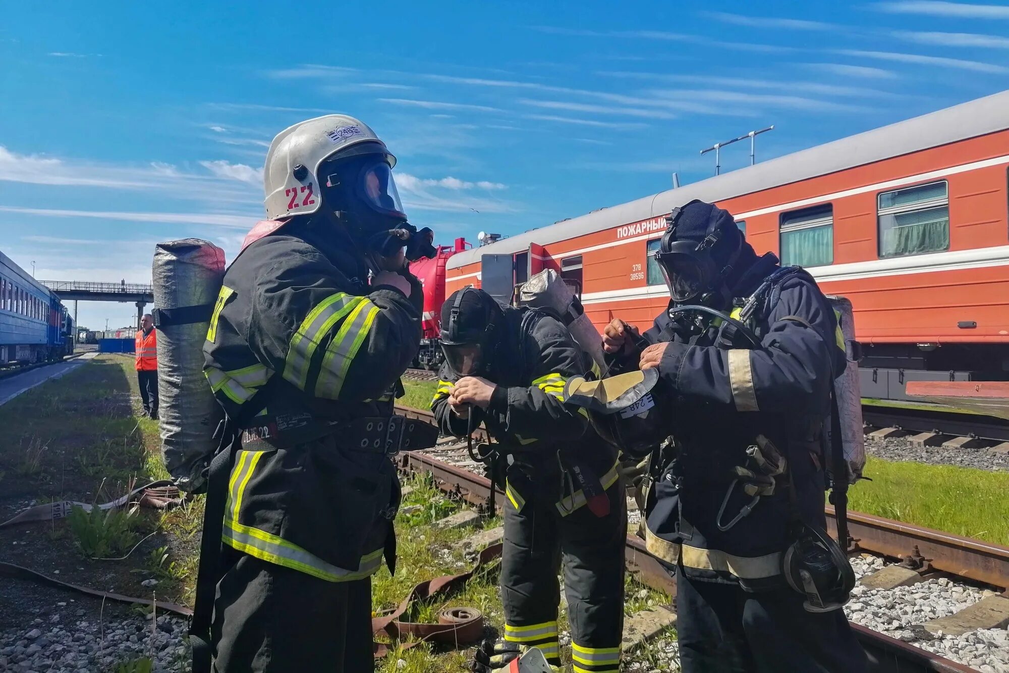 Пожар в вагоне пассажирского