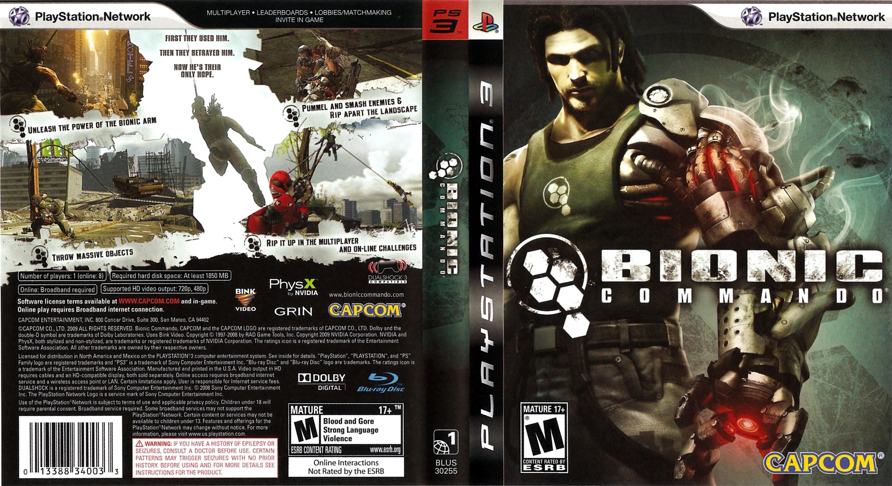 Ps3 game update. Bionic commando ps3 обложка. bionic commando xbox 360 обложка. bionic commando диск. пс 3 игра bionic commando.
