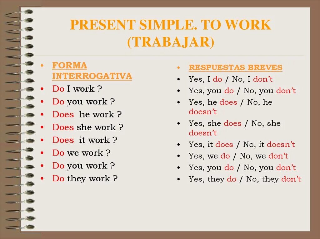 Правило present simple кратко. Present simple краткое правило. Present simple правила кратко. Work в паст Симпл.