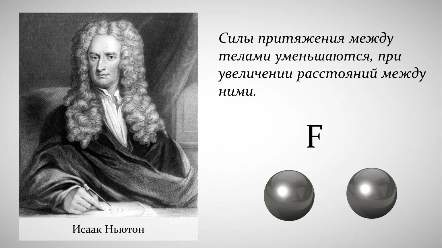 Ньютон сила притяжения. Сила тяготения между телами. Кто открыл притяжение