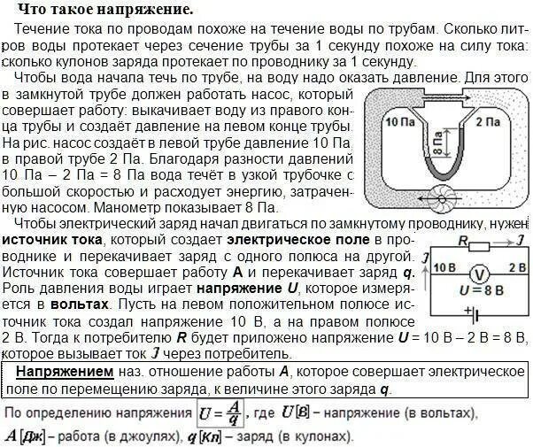 Какое напряжение приложено. Что такое напряжение и сила тока простыми словами. что такое ток и напряжение простыми словами. напряжения в трубе. ток напряжение сопротивление для чайников.