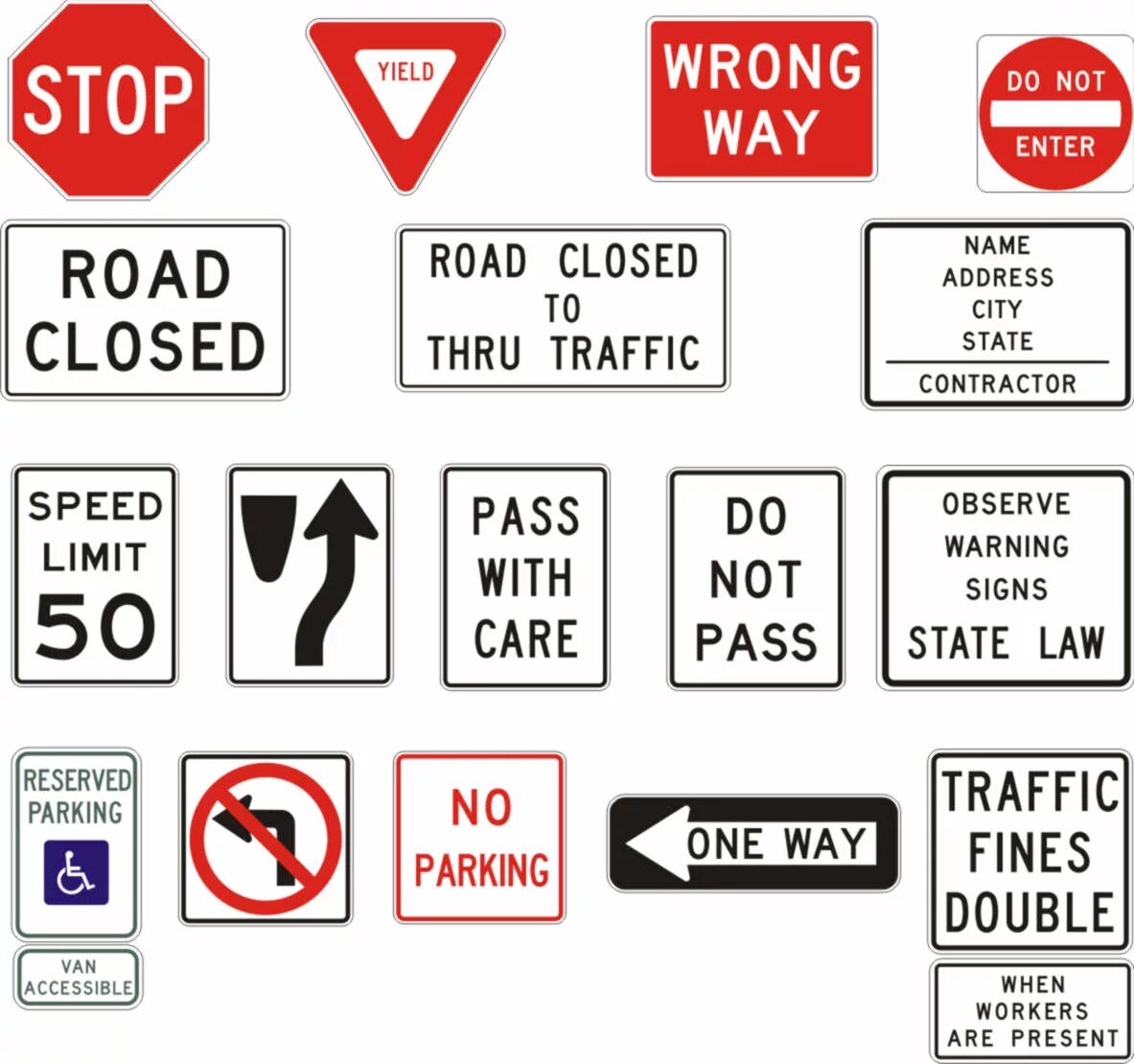 Road signs USA. Traffic signs in USA. Британские дорожные знаки. Types of Road signs. Wrong sign sign