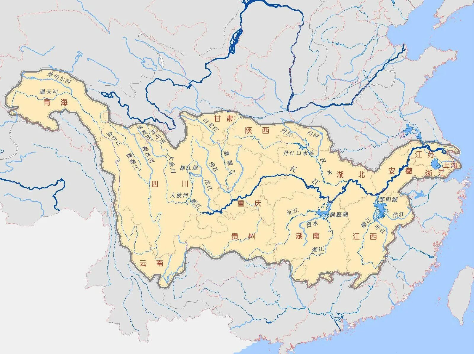 Где на контурной карте находится река янцзы. Бассейн реки Янцзы. Бассейн реки Янцзы на карте. Бассейн реки Хуанхэ. Водосборный бассейн реки Янцзы.