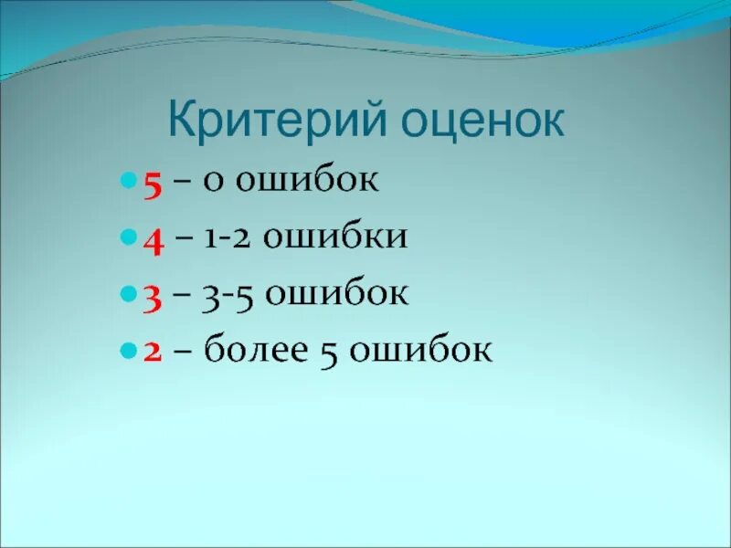 Ошибки какая оценка. Оценки по ошибкам 3 класс. Какая оценка будет если 2 ошибки. Критерии оценивания 0 ошибок - 5 1 - 2 ошибки - 4.