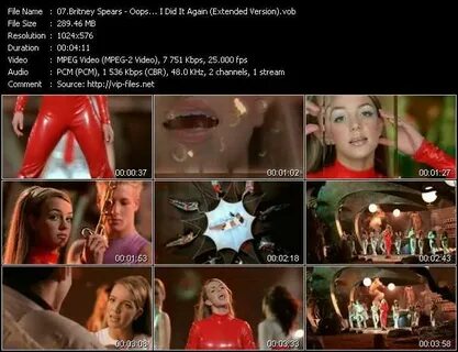 Бритни спирс oops i did it again