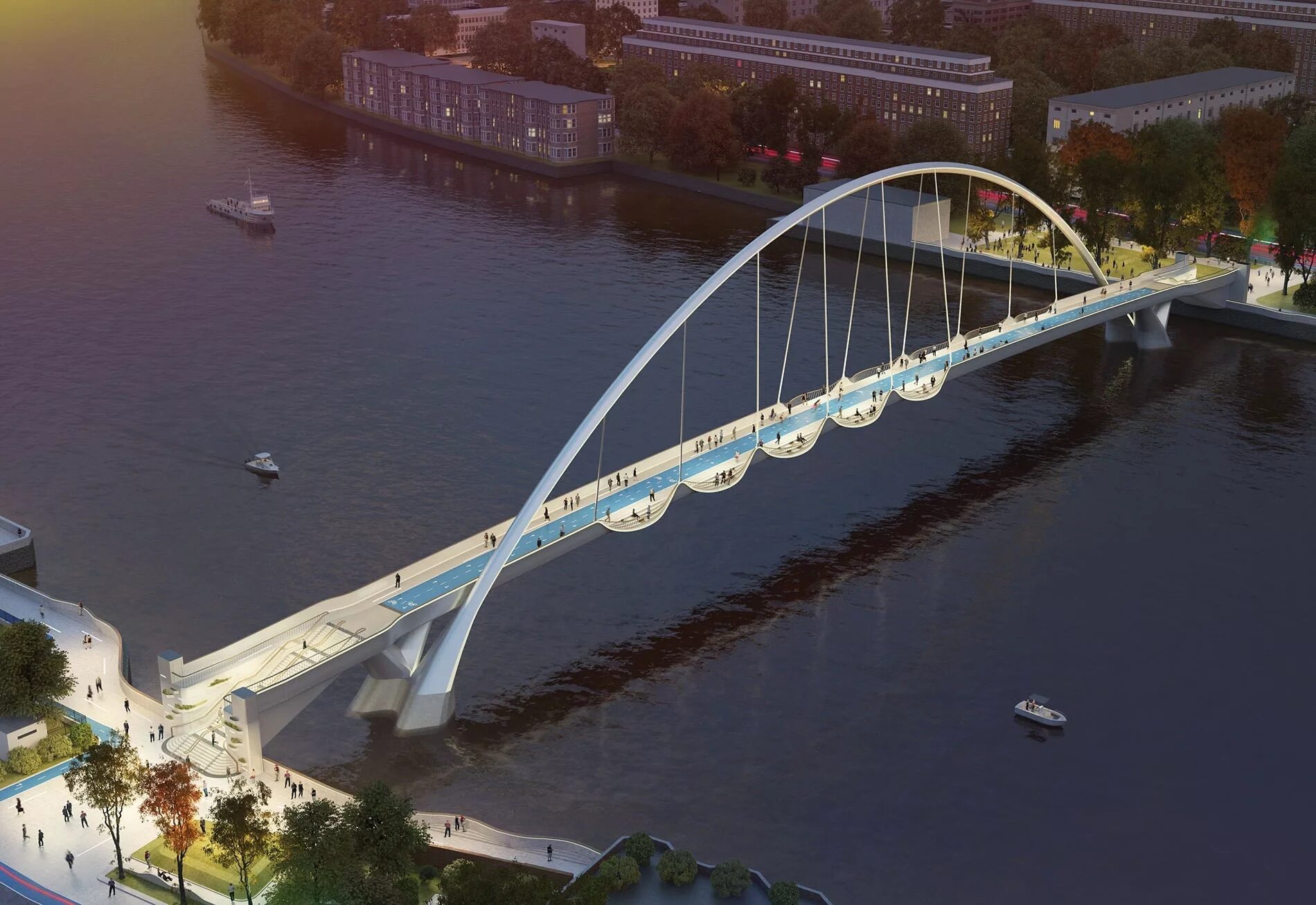 Пеший мост. Мост завикон айленд. мост reinig bridge. арочный однопролетный мост. лондон подвесной пешеходный мост.