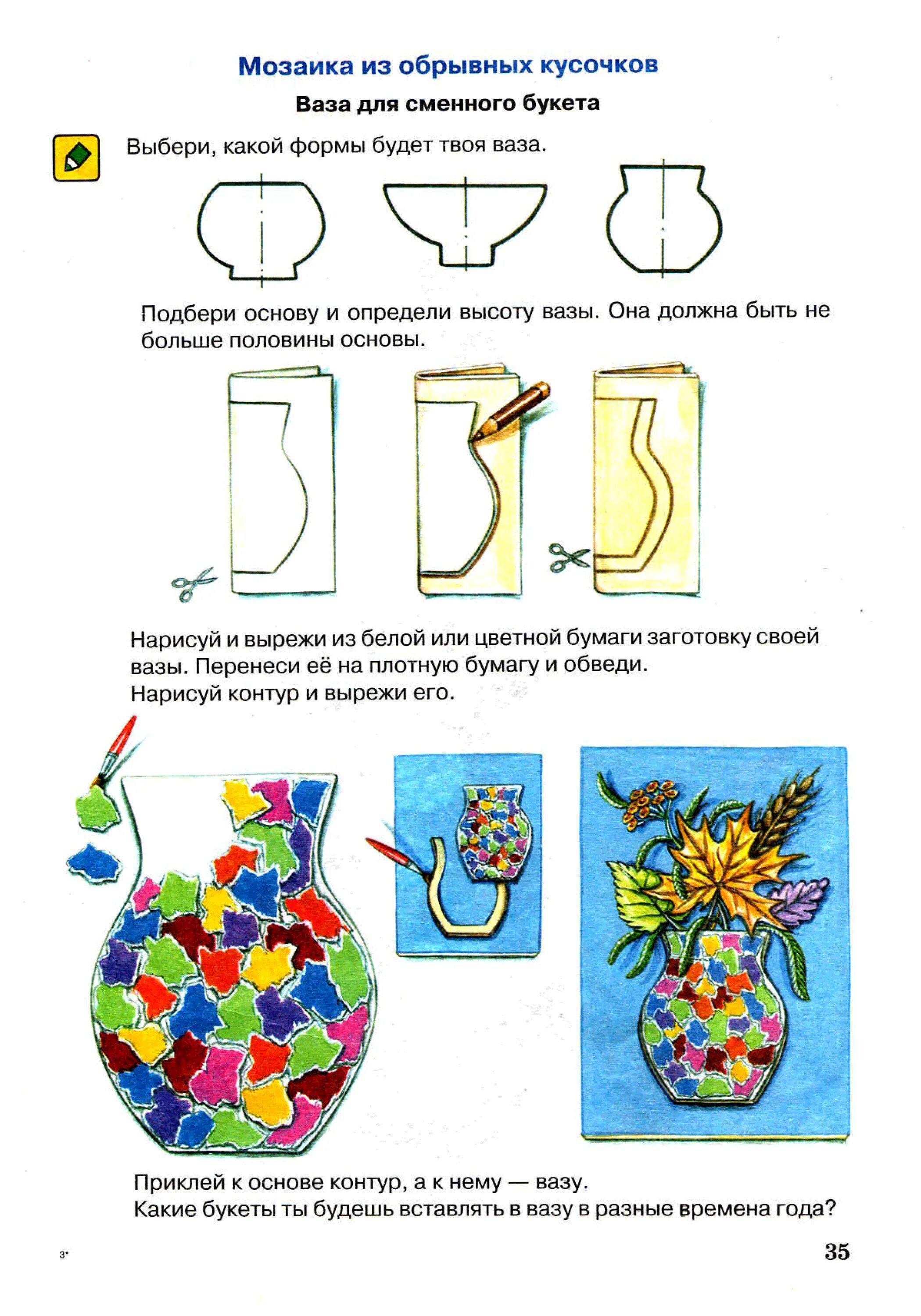 Технология 4 класс 1 четверть. Задания по технологии 1 класс. Аппликация примеры. Ваза из бумаги аппликация. Задания по технологии 2 класс.