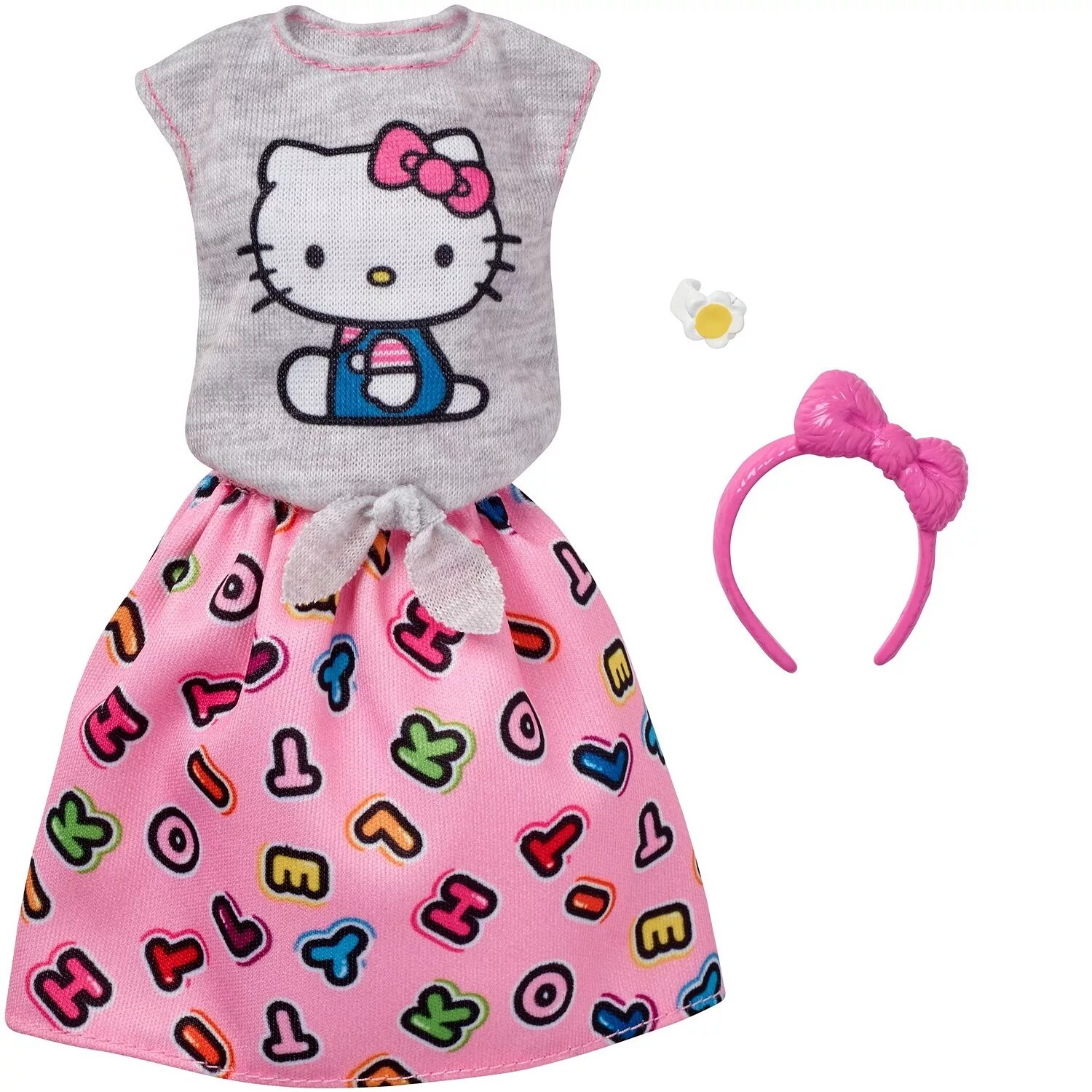 Хэллоу одежда. Одежда для Барби Хелло Китти. Хэллоу Китти Барби одежда. Одежда для кукол Барби Хелло Китти. Одежда для Барби hello Kitty одежда.
