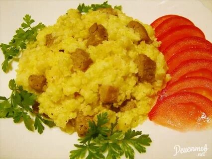 Пшено с мясом