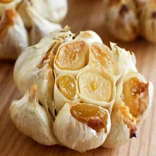 Печеный чеснок