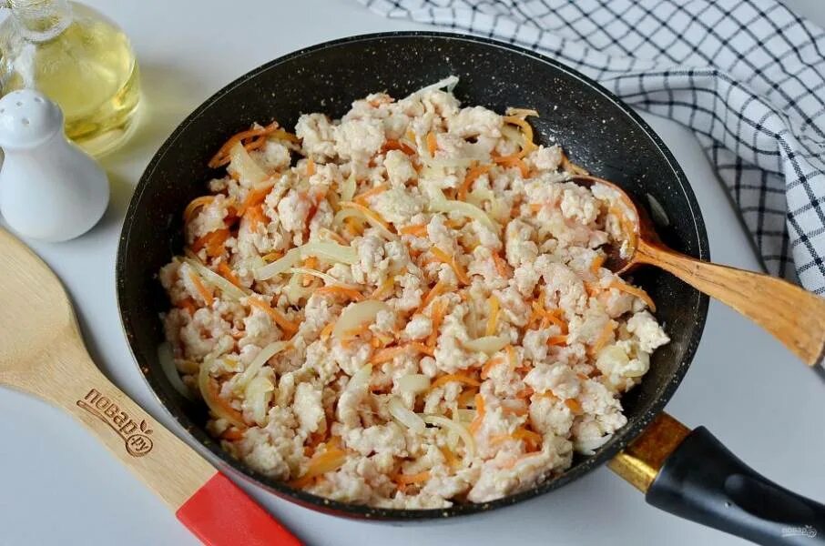 Тушеная капуста с мясным фаршем 1 - рецепты с фото на vpuzo.com