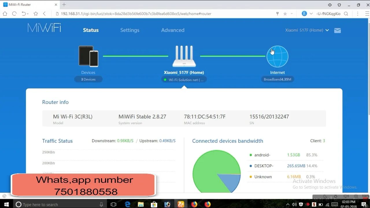 Mi router 4a как настроить wi fi