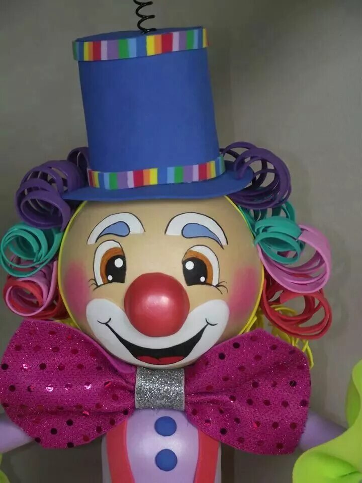 Сделать клоуна своими руками. Поделка клоун. Поделка клоун своими руками. Поддлека клоун. Поделка клоун для детей.