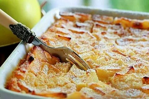 Рецепт запеканки с яблоками