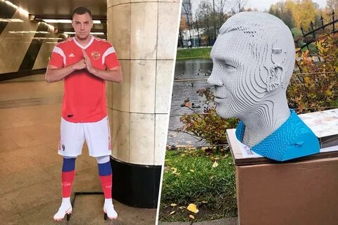 Большая голова футболиста
