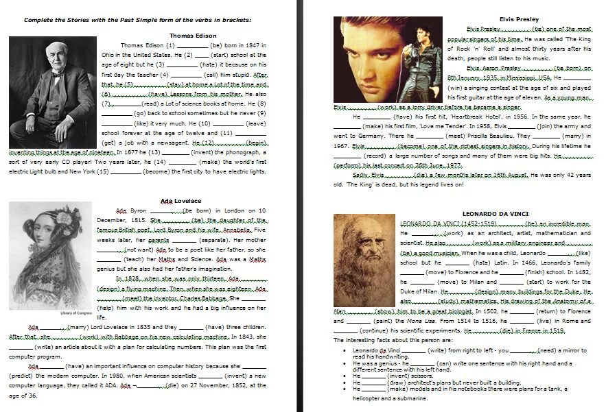Questions about famous people. Biography of a famous person. famous people. text about famous people. biographies of famous people (past simple).