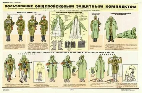 Порядок одевания озк плащ
