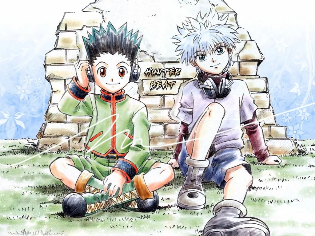 Hunter x Hunter Гон и Киллуа. Киллуа Золдик шип. Хантер х Хантер Киллуа. Включи охотник против