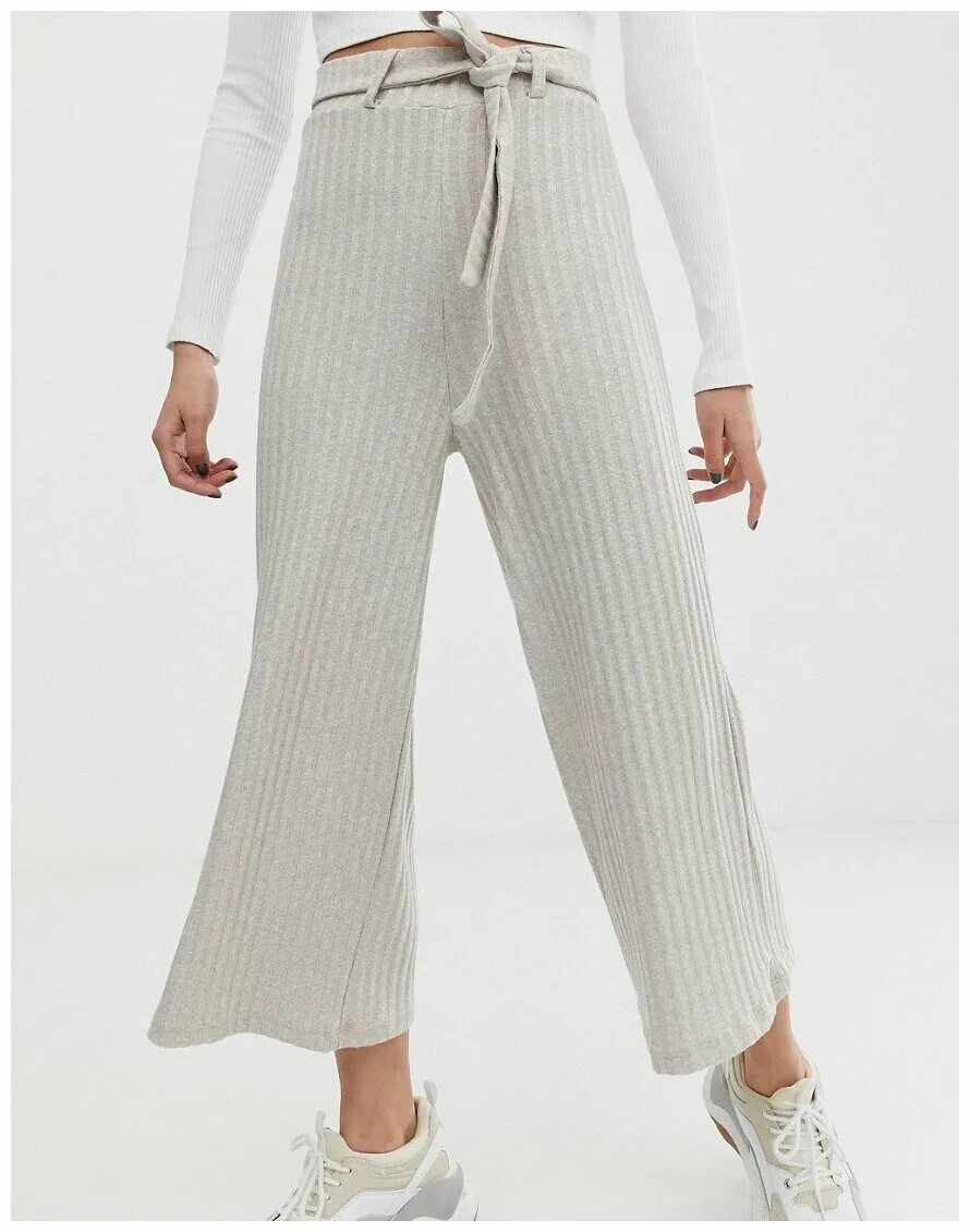 трикотажные кюлоты. брюки кюлоты michael kors. брюки кюлоты asos. штаны кюлоты асос. широкие брюки в полоску укороченные.