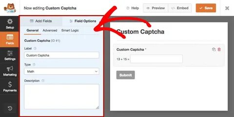 Smart captcha