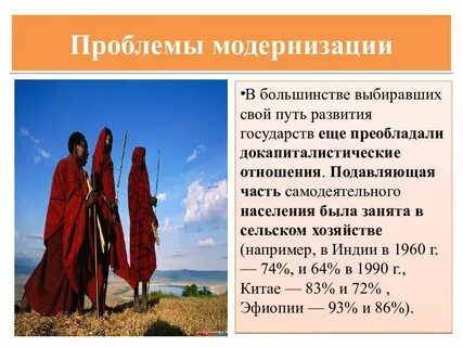 Проблемы модернизации африки и азии