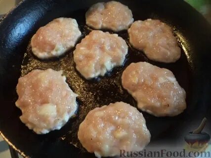 Куриные котлеты с крахмалом