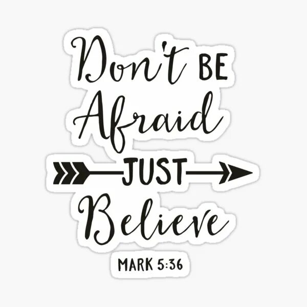 Don't be afraid just believe. Short script