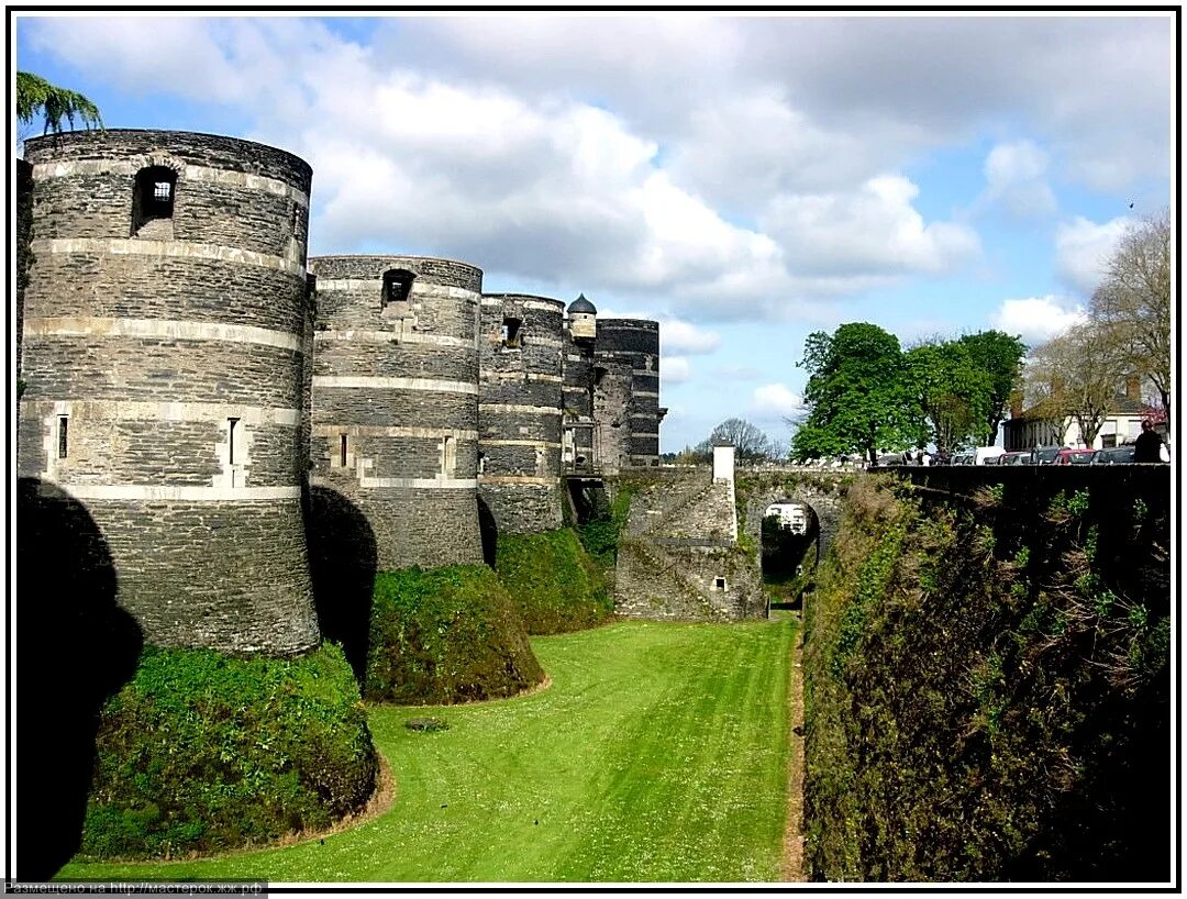 Анже. Замок Анжер Франция. Замок Анже Франция. Chateau d'Angers замок. Замки Луары Анжер.