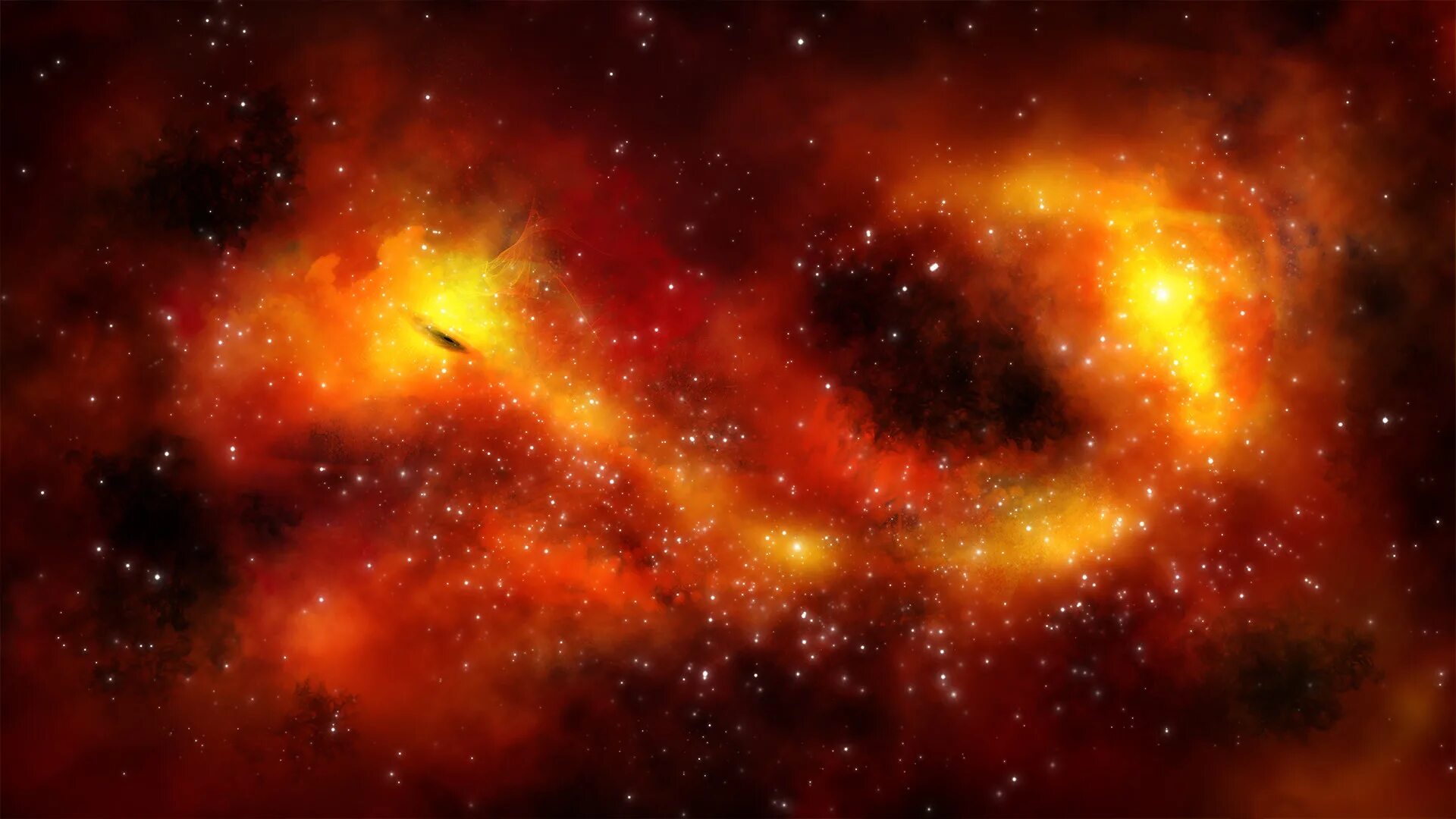 Космос черно желтый. Космос звезды Галактика туманность. Оранжевый космос. Рыжий космос. Космический фон.