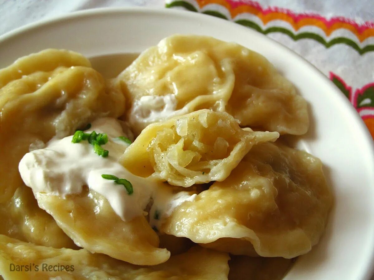 Вареники с тертой картошкой