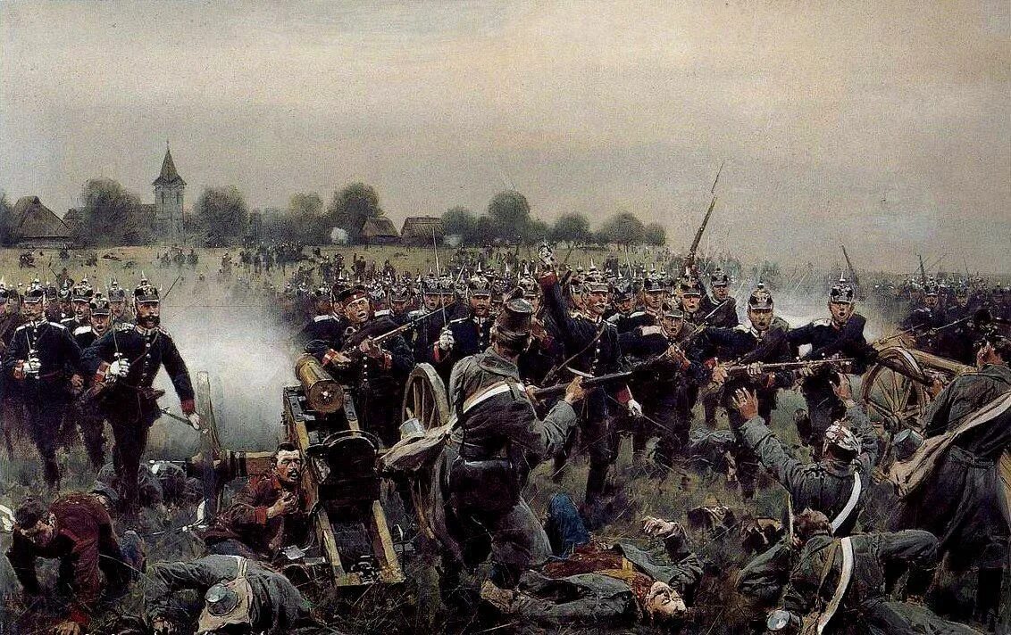 Германия между войнами. Австро-Прусская война 1866 года. Австро-прусско-итальянская война 1866. Битва при садовой 1866. Прусско-Австрийская война война 1866 года.