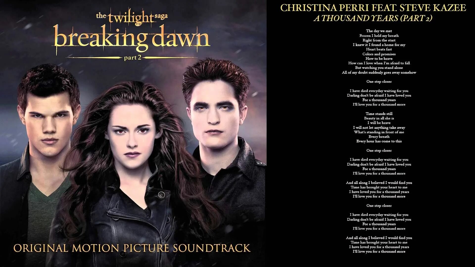 Игры сумерки песни сумерки. Thousand years Christina Perri Steve Kazee. A Thousand years Сумерки.