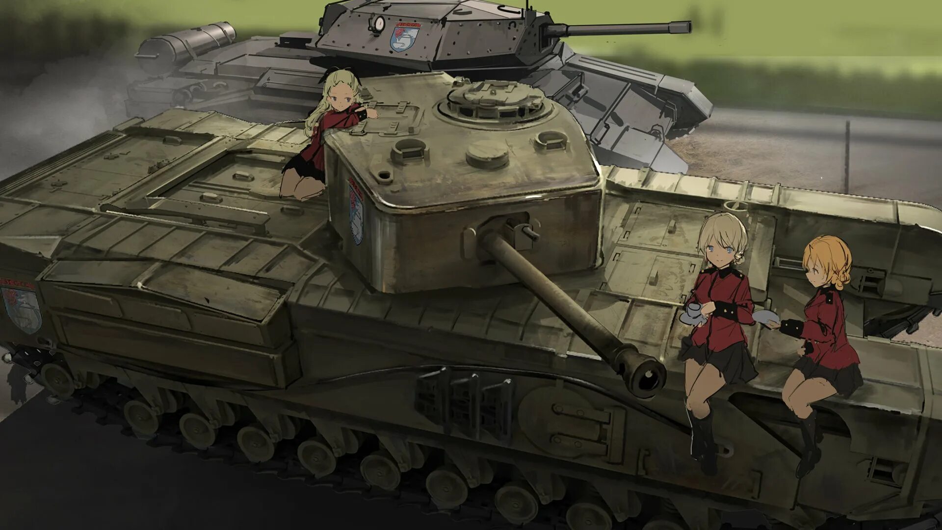 Girls und Panzer Святая Глориана.