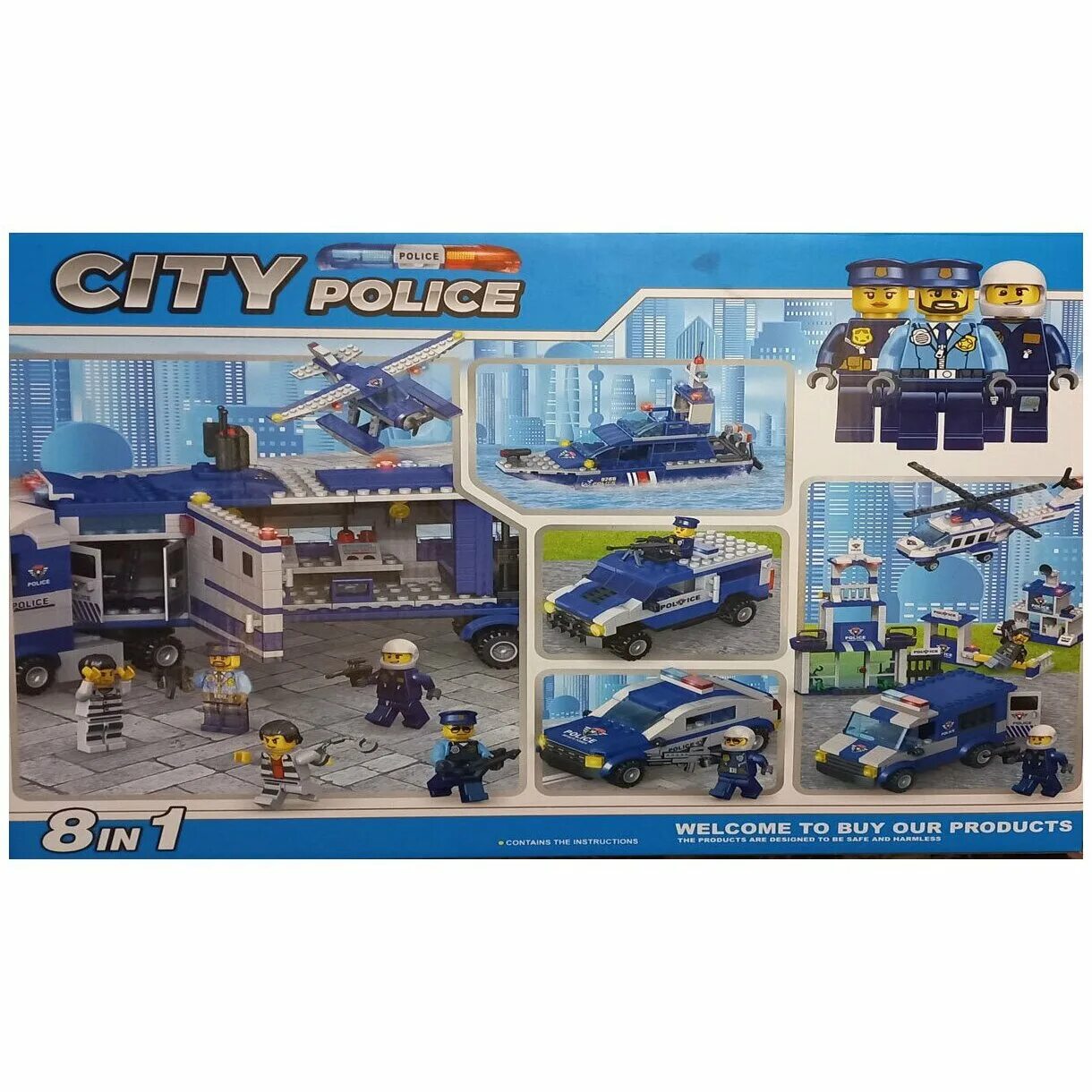 Сборка набора lx. Конструктор city police 8 in1 1122. Конструктор сити lx. City police 8 в 1. A429 полиция 147 деталей.