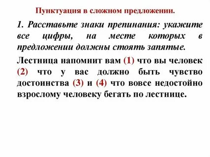 4 предложения с разными знаками препинания