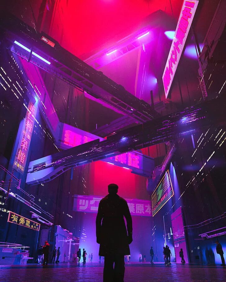 Dark synthwave