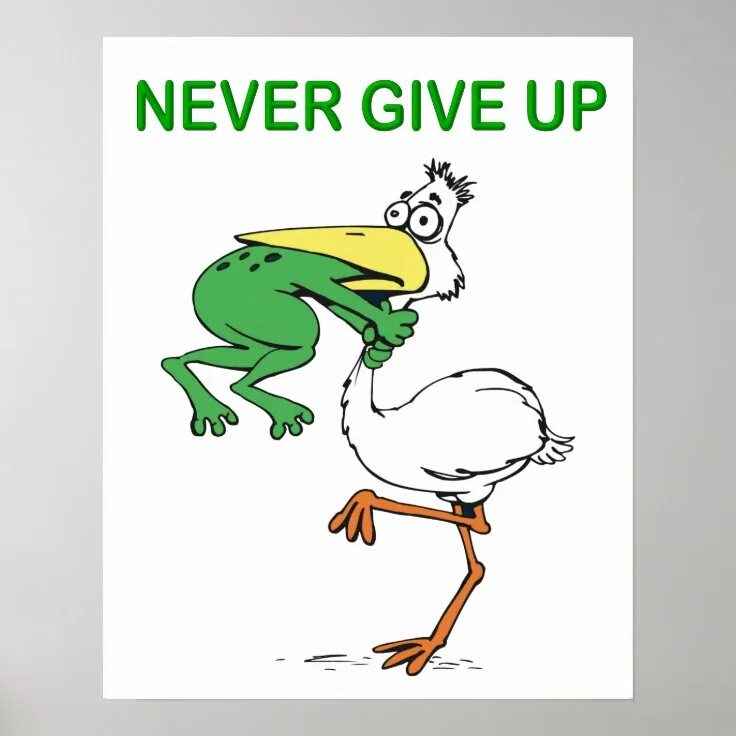 He gave us up. Never give up лягушка. Never never give up. Никогда не сдавайся Аист и лягушка. Never give up Аист лягушка.