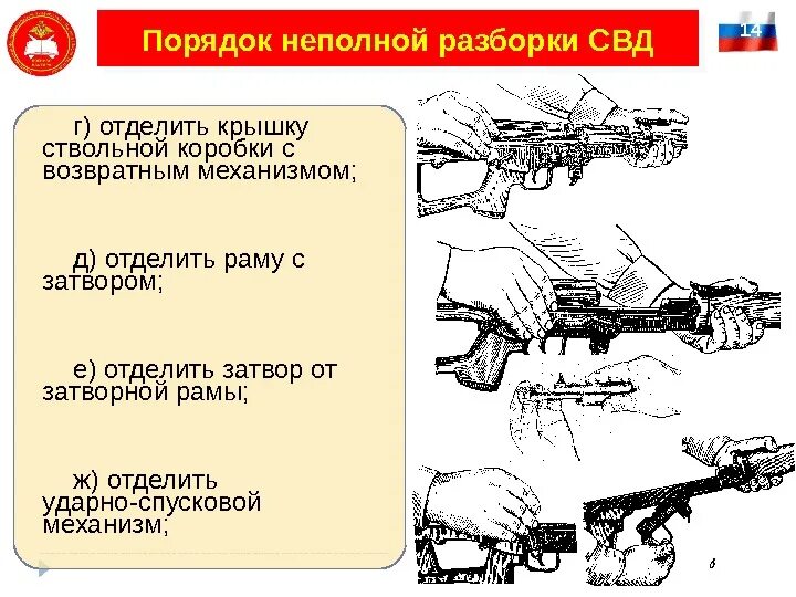 Порядок сборки разборки СВД. Сборка разборка СВД норматив. СВД неполная разборка и сборка. Разборка СВД 7.62. Неполная разборка и сборка после неполной разборки