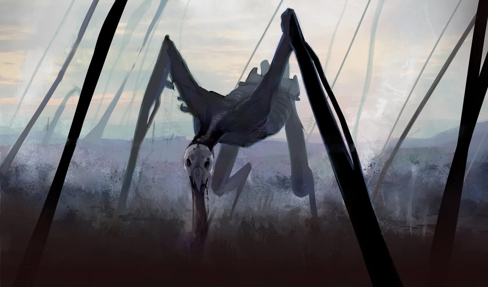 пустоты существа. пустоты существа. пустоты существа. теневые существа. Peter mohrbacher художник.