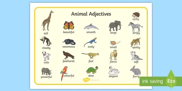 Animal adjectives. Adjectives for animals. Describe the animals for Kids. Comparative adjectives animals. Транскрипция слова слон