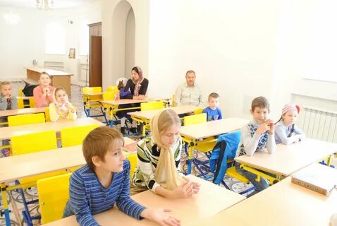Первое занятие в воскресной школе