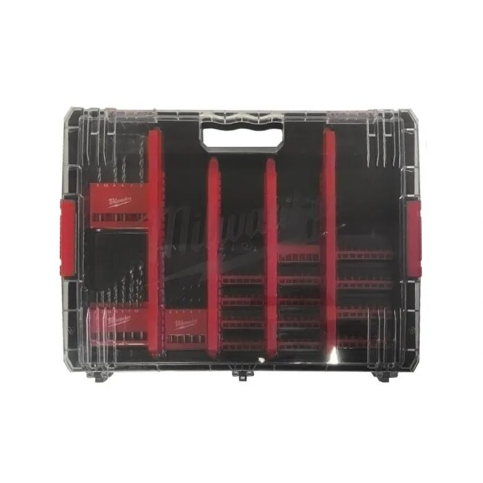 Кейс для бит. Кейс milwaukee 4932464145 100шт. кейс milwaukee heavy duty 50 предметов. кейс для оснастки milwaukee heavy duty. набор бит milwaukee packout 100пр.