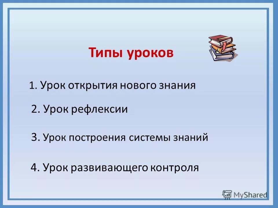 1 урок открытия нового знания