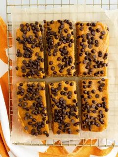 homemade pumpkin perfect bars.