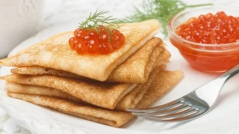 Блинчики с икрой