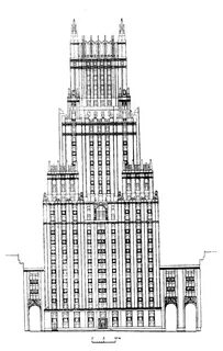 Чертежи зданий москвы
